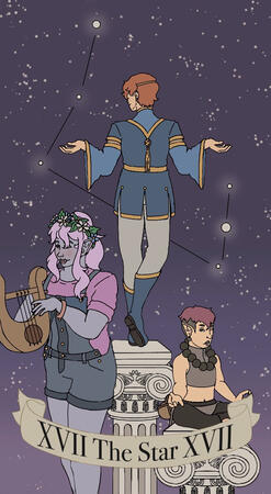 The Star, Half-orc belongs to tonirenea_art and Halfling belong to SleepyTsuu